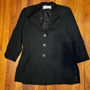 Givenchy Black Striped Women's Blazer
